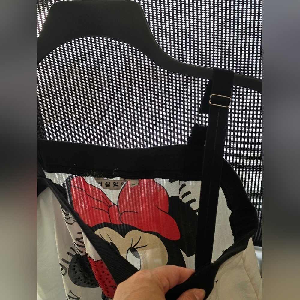 Minni Mouse Women's Black and White Jumpsuit - Picture 3 of 9